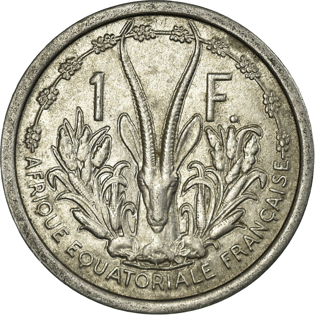 Moneda, África ecuatorial francesa, Franc, 1948, Paris, MBC, Aluminio, KM:6