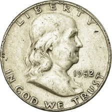 Monnaie, États-Unis, Franklin Half Dollar, Half Dollar, 1952, U.S. Mint