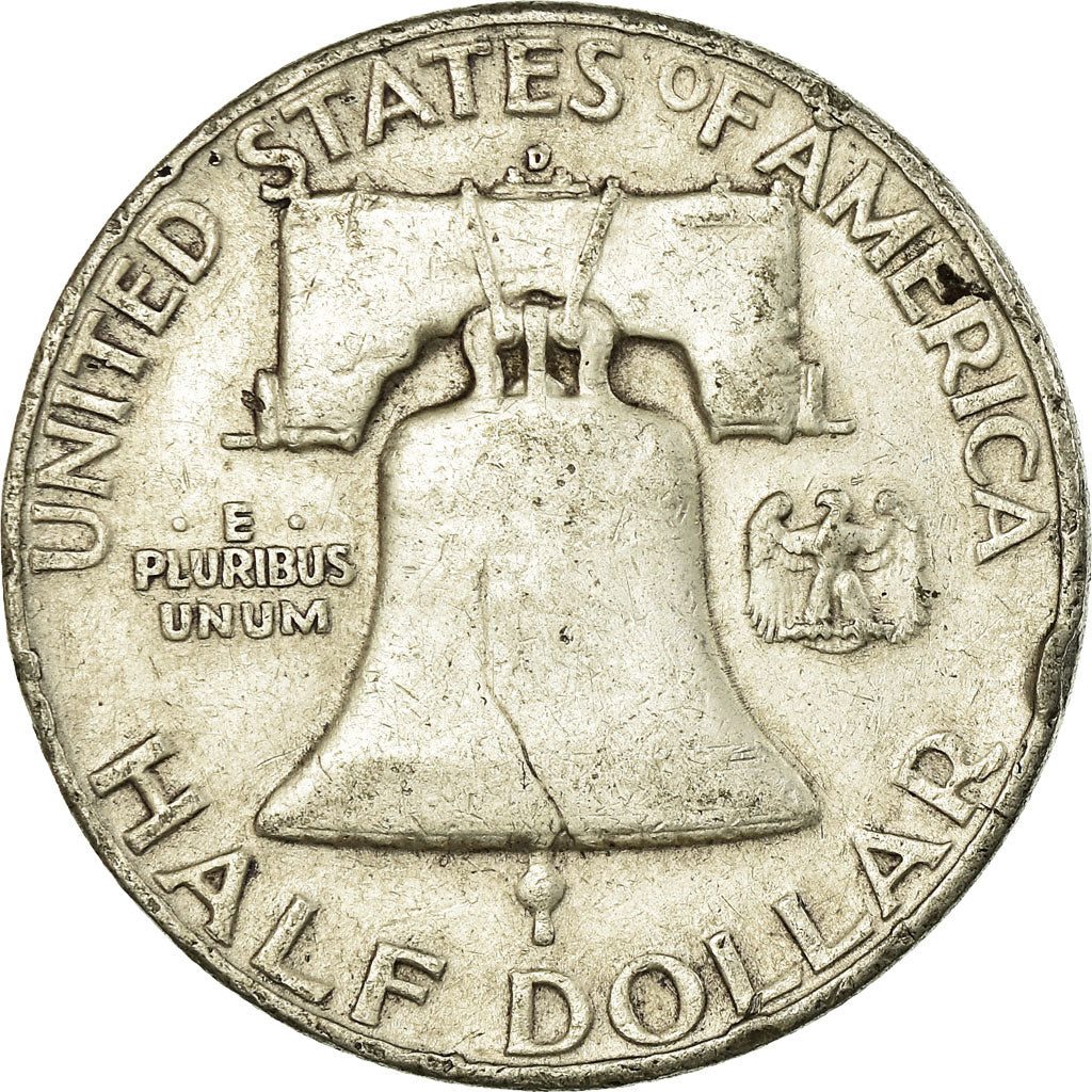 Monnaie, États-Unis, Franklin Half Dollar, Half Dollar, 1952, U.S. Mint