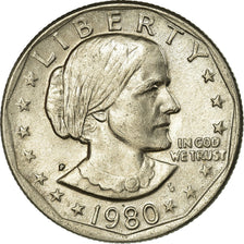 Coin, United States, Susan B. Anthony Dollar, Dollar, 1980, U.S. Mint