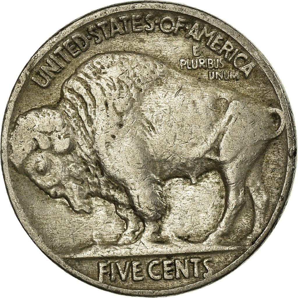 Moeda, Estados Unidos da América, Buffalo Nickel, 5 Cents, 1936, U.S. Mint