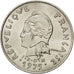 FRENCH POLYNESIA, 10 Francs, 1975, Paris, KM #8, AU(55-58), Nickel, 24,...