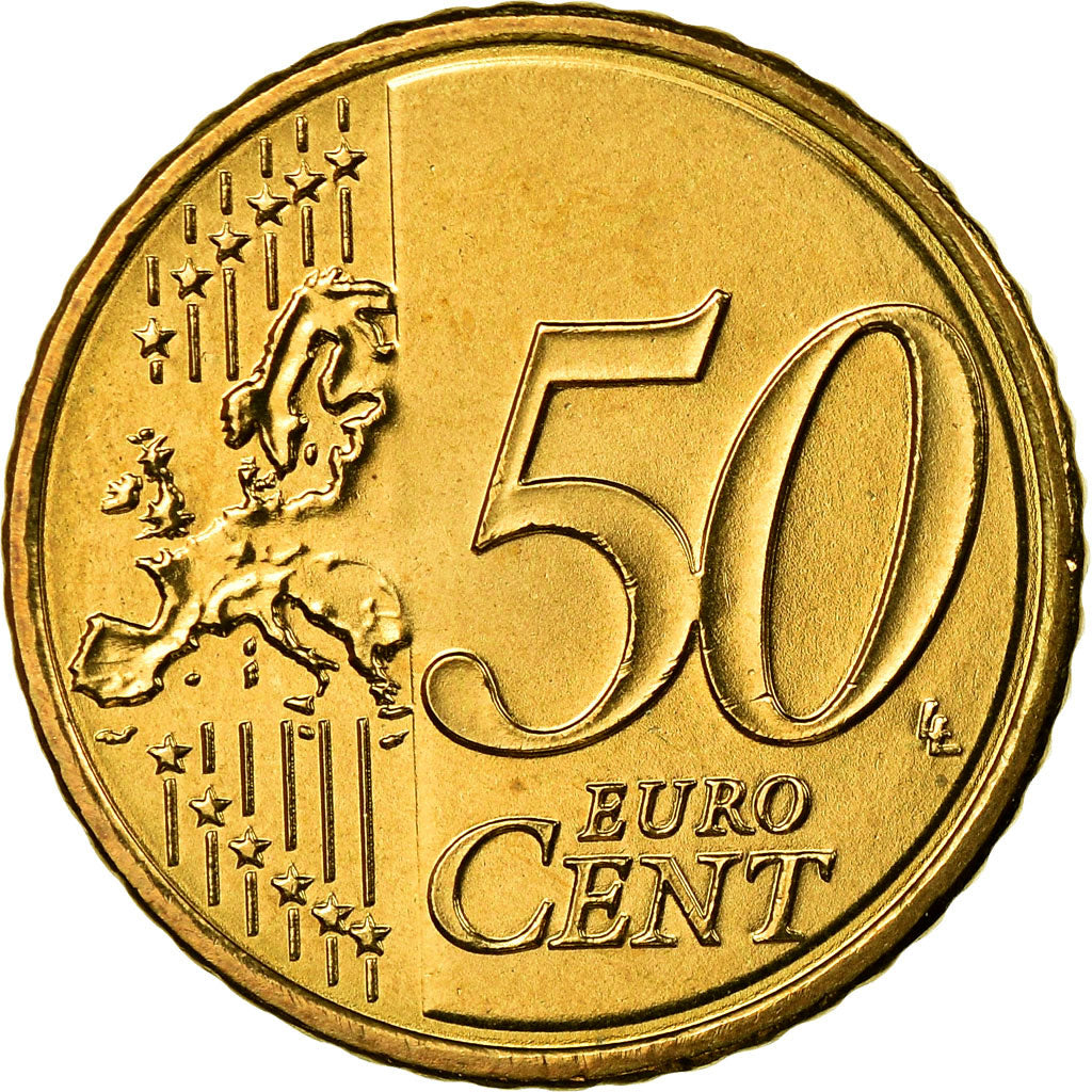 Austria, 50 Euro Cent, 2010, Vienna, MS(65-70), Mosiądz, KM:3141