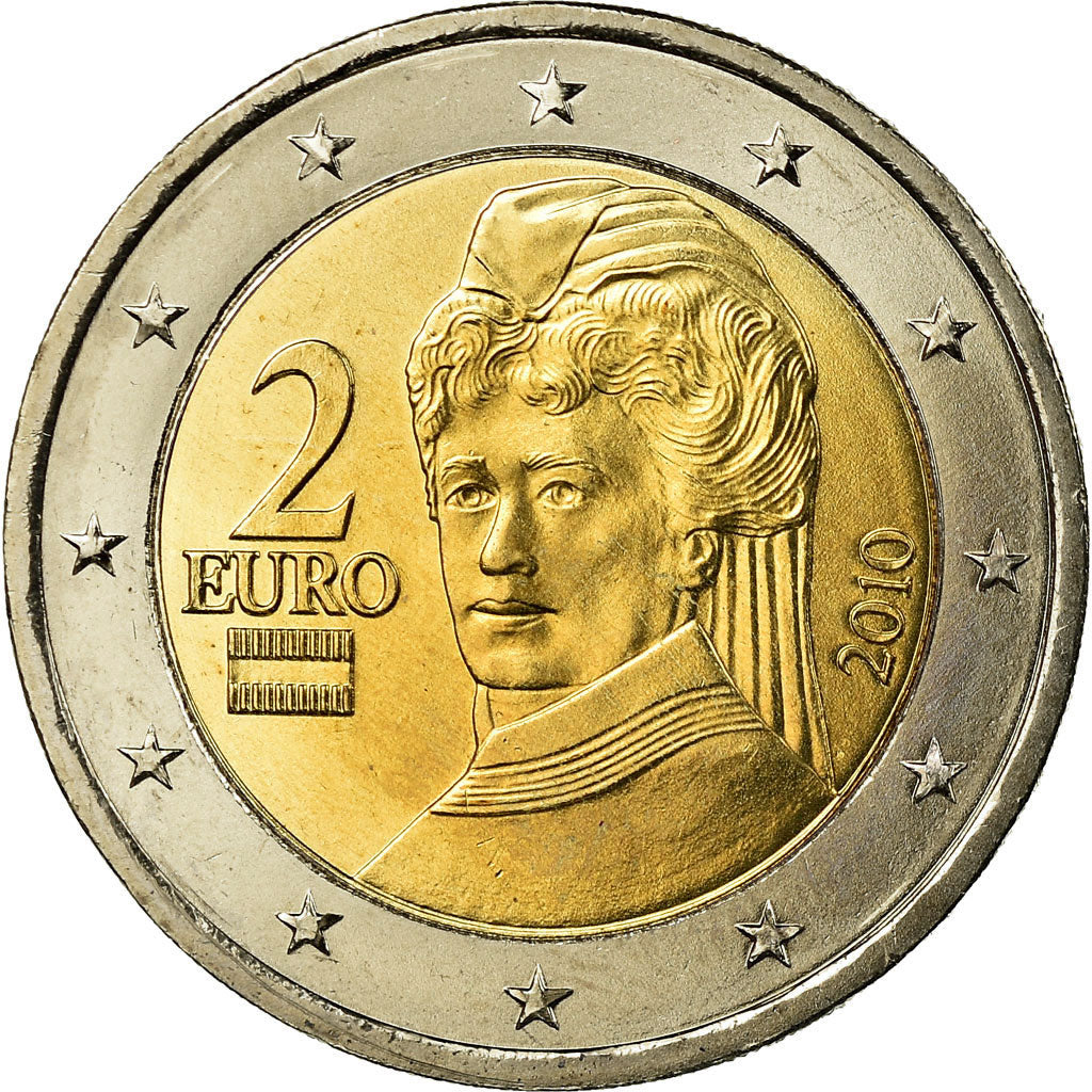 Austria, 2 Euro, 2010, FDC, Bi-metallico, KM:3143