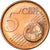 France, 5 Euro Cent, 2010, MS(65-70), Copper Plated Steel, KM:1284