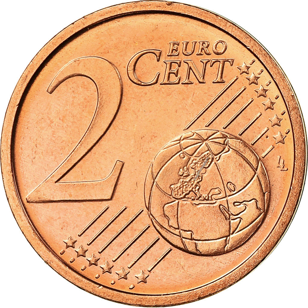 Niemcy - RFN, 2 Euro Cent, 2010, Karlsruhe, MS(65-70), Miedź platerowana