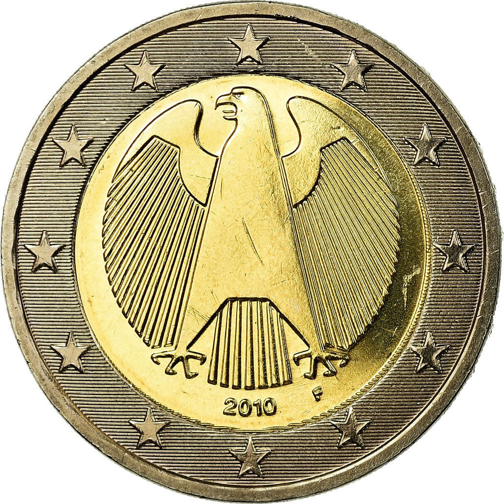 GERMANIA - REPUBBLICA FEDERALE, 2 Euro, 2010, FDC, Bi-metallico, KM:285