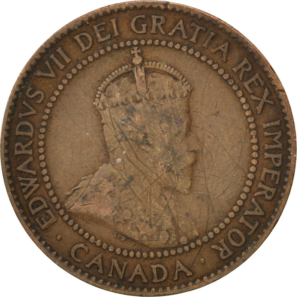 Coin, Canada, Edward VII, Cent, 1910, Royal Canadian Mint, Ottawa, MS(63)