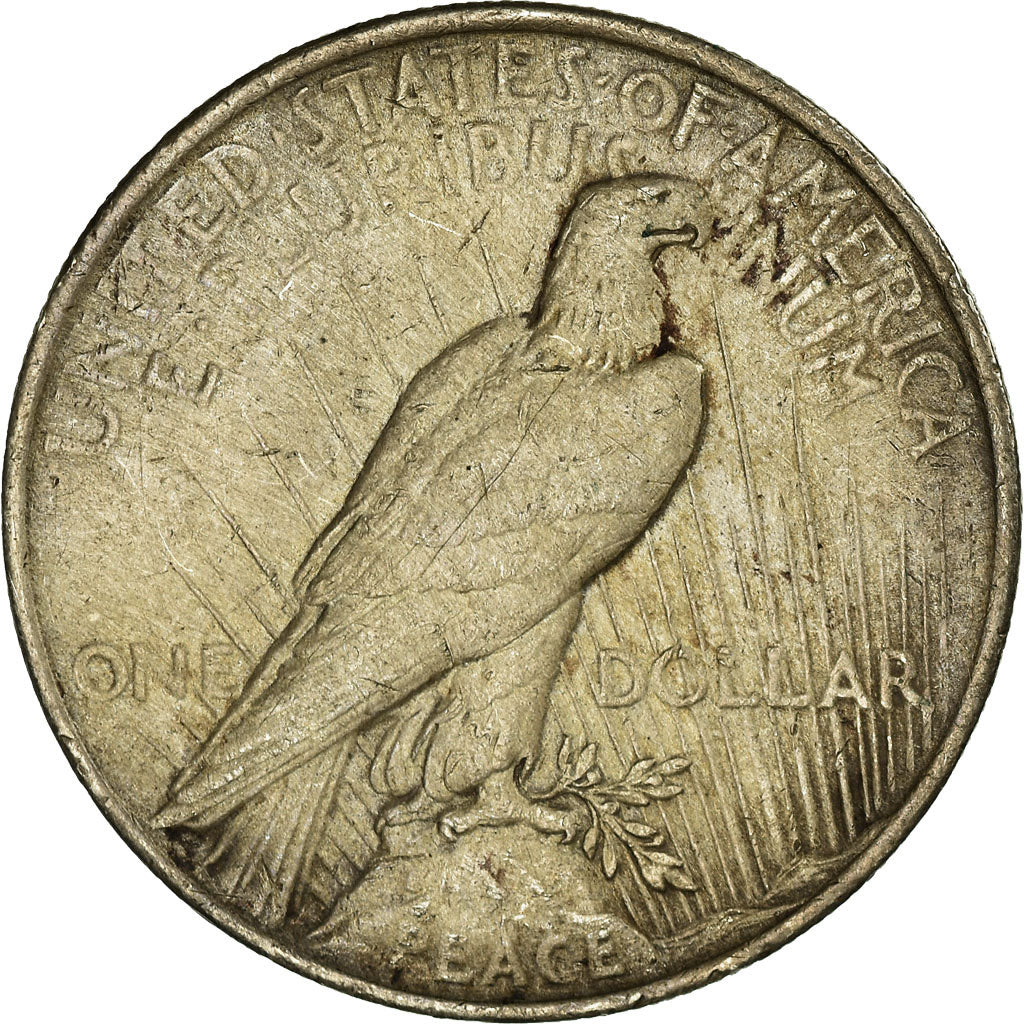 Coin, United States, Peace Dollar, Dollar, 1923, U.S. Mint, Philadelphia