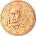 France, 2 Euro Cent, 2001, MS(65-70), Copper Plated Steel, KM:1283