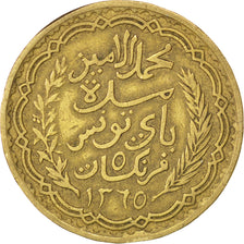 Moneta, Tunisia, Muhammad al-Amin Bey, 5 Francs, 1946, Paris, BB+
