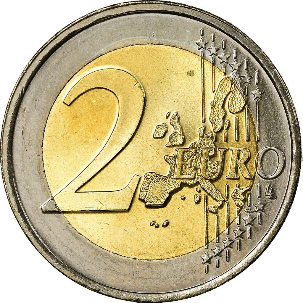 Netherlands, 2 Euro, 2000, AU(55-58), Bi-Metallic, KM:241