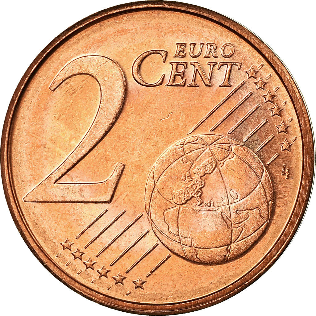 Netherlands, 2 Euro Cent, 2001, AU(55-58), Copper Plated Steel, KM:235