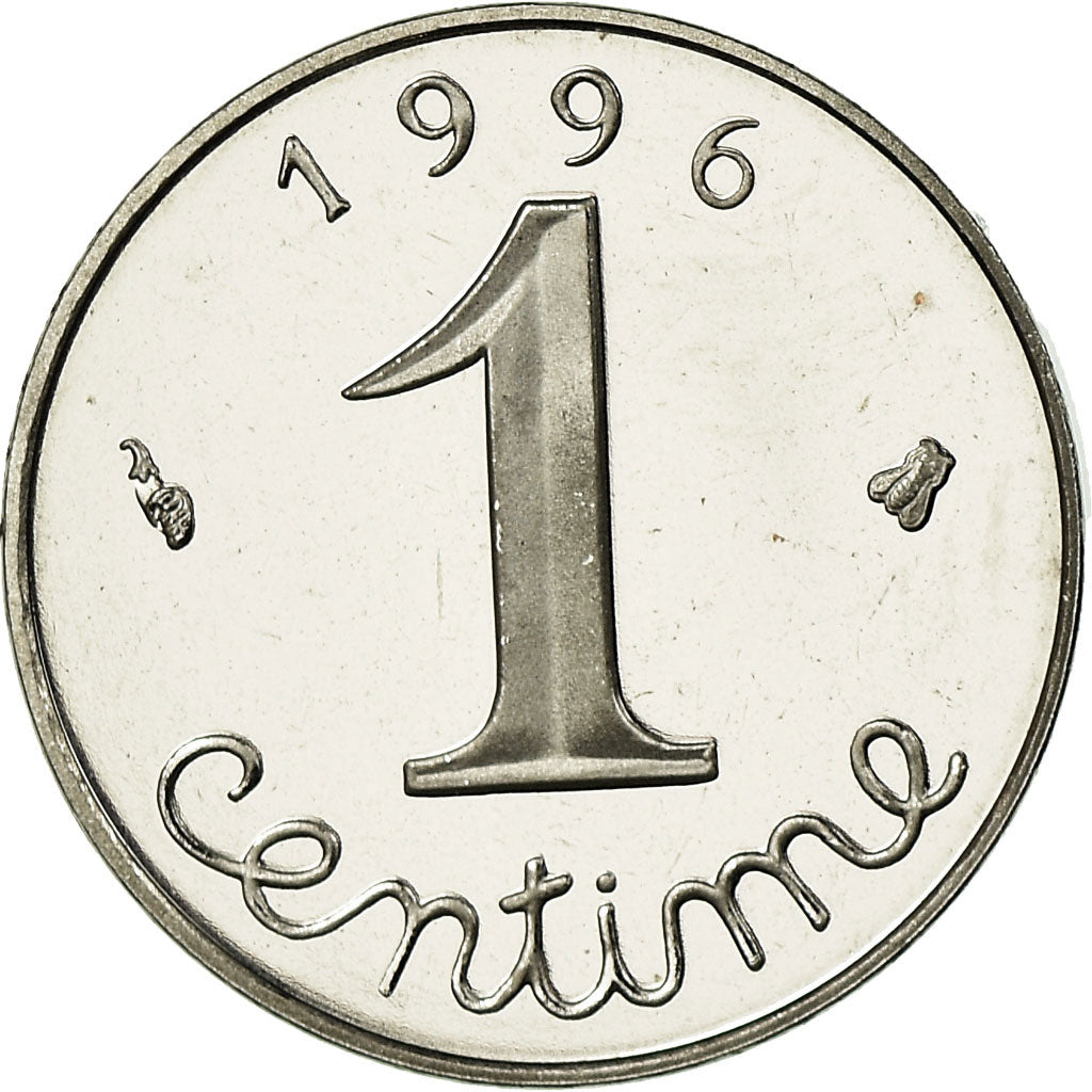 Moneta, Francia, Épi, Centime, 1996, Paris, Proof, FDC, Acciaio inossidabile