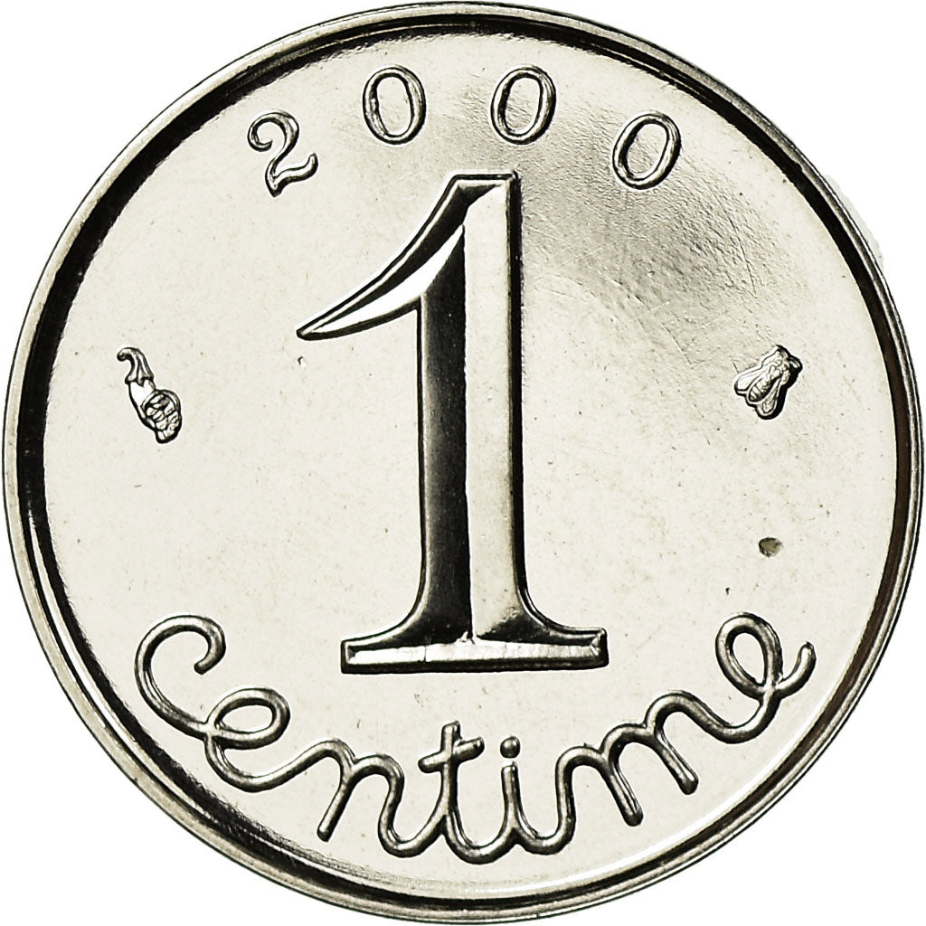 Moneta, Francia, Épi, Centime, 2000, Paris, FDC, Acciaio inossidabile, KM:928