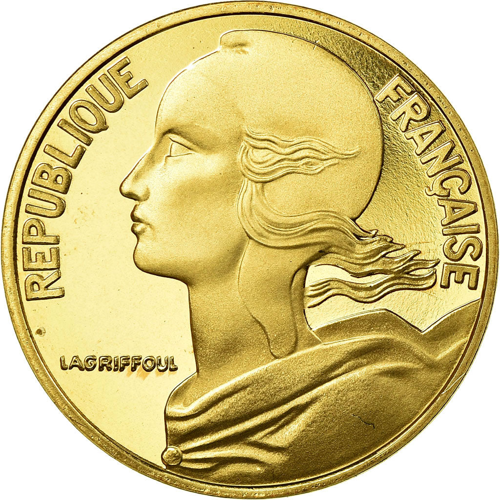 Munten, Frankrijk, Marianne, 10 Centimes, 1995, Paris, Proof, FDC