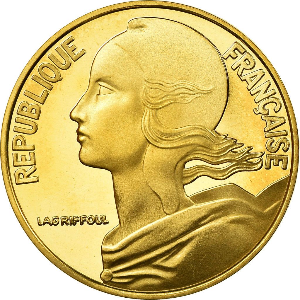 Moeda, França, Marianne, 20 Centimes, 2000, Paris, Proof, MS(65-70)
