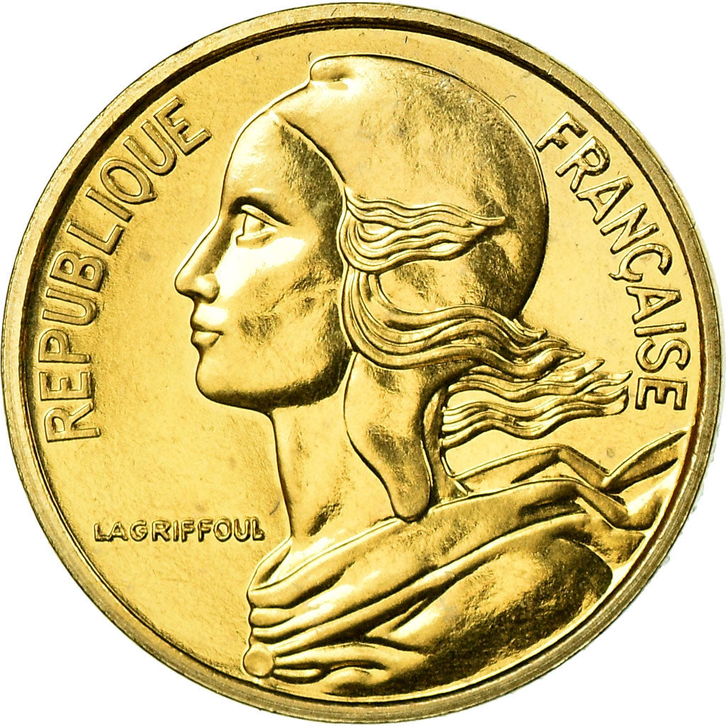 Coin, France, Marianne, 5 Centimes, 1989, Paris, MS(65-70), Aluminum-Bronze
