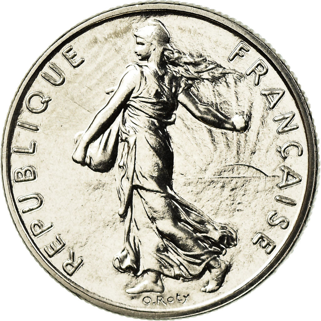 Coin, France, Semeuse, 1/2 Franc, 1990, Paris, MS(65-70), Nickel, KM:931.1