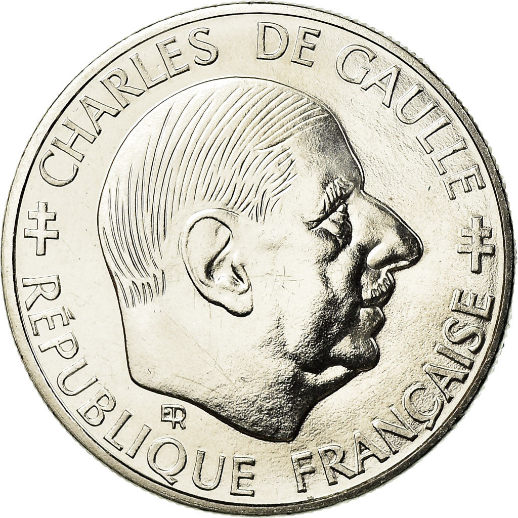 Münze, Frankreich, Charles de Gaulle, Franc, 1988, Paris, STGL, Nickel, KM:963