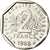 Munten, Frankrijk, Semeuse, 2 Francs, 1988, Paris, FDC, Nickel, KM:942.1