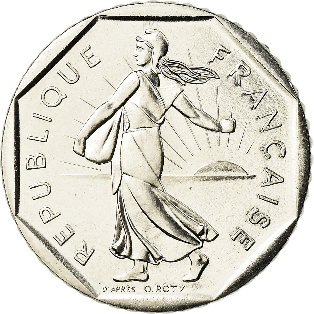Coin, France, Semeuse, 2 Francs, 1989, Paris, MS(65-70), Nickel, KM:942.1