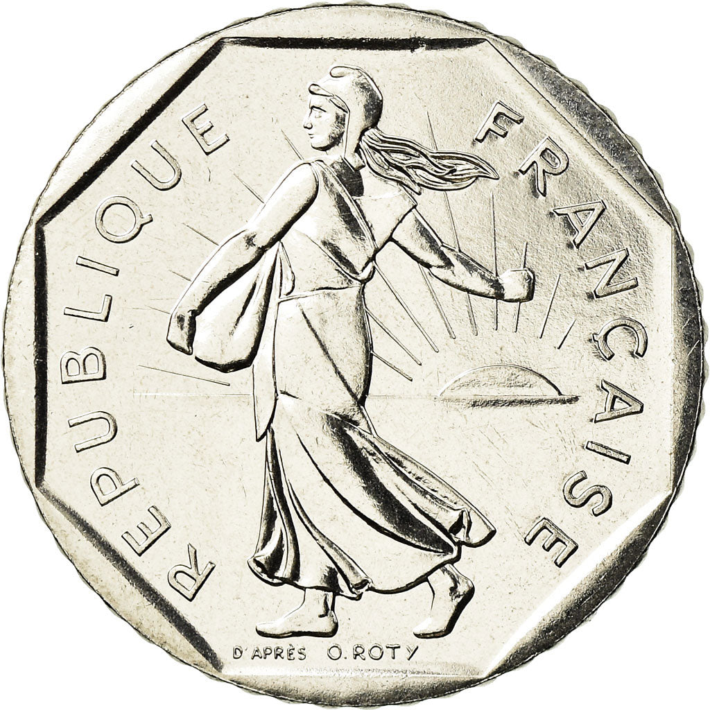 Monnaie, France, Semeuse, 2 Francs, 1990, Paris, FDC, Nickel, Gadoury:547