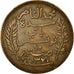 Monnaie, Tunisie, Muhammad al-Nasir Bey, 10 Centimes, 1908, Paris, TTB+, Bronze