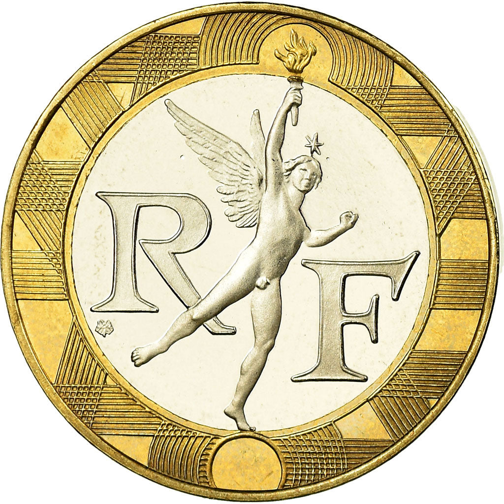 Coin, France, Génie, 10 Francs, 2001, Paris, MS(65-70), Aluminum-Bronze
