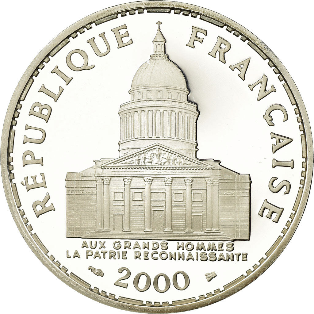Coin, France, Panthéon, 100 Francs, 2000, Paris, Proof, MS(65-70), Silver