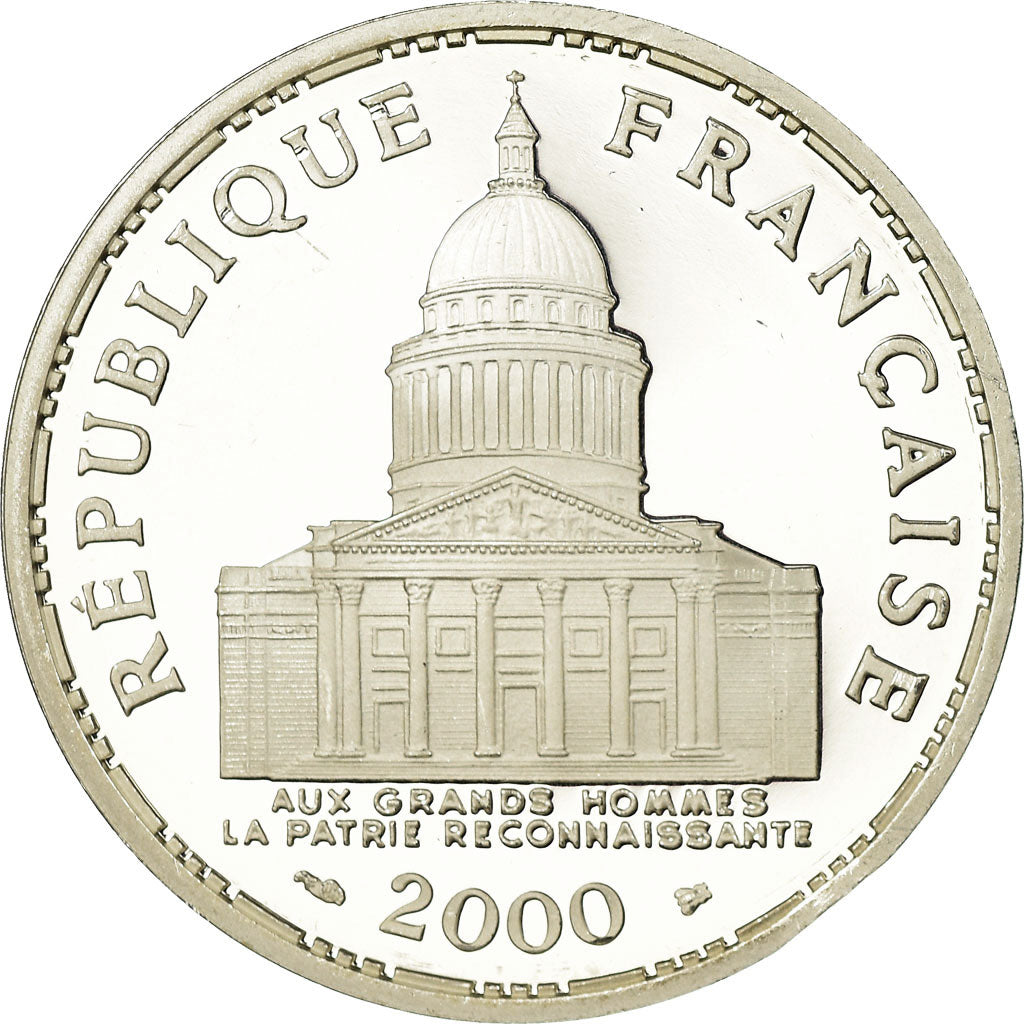 Coin, France, Panthéon, 100 Francs, 2000, Paris, Proof, MS(65-70), Silver
