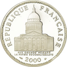 Coin, France, Panthéon, 100 Francs, 2000, Paris, Proof, MS(65-70), Silver