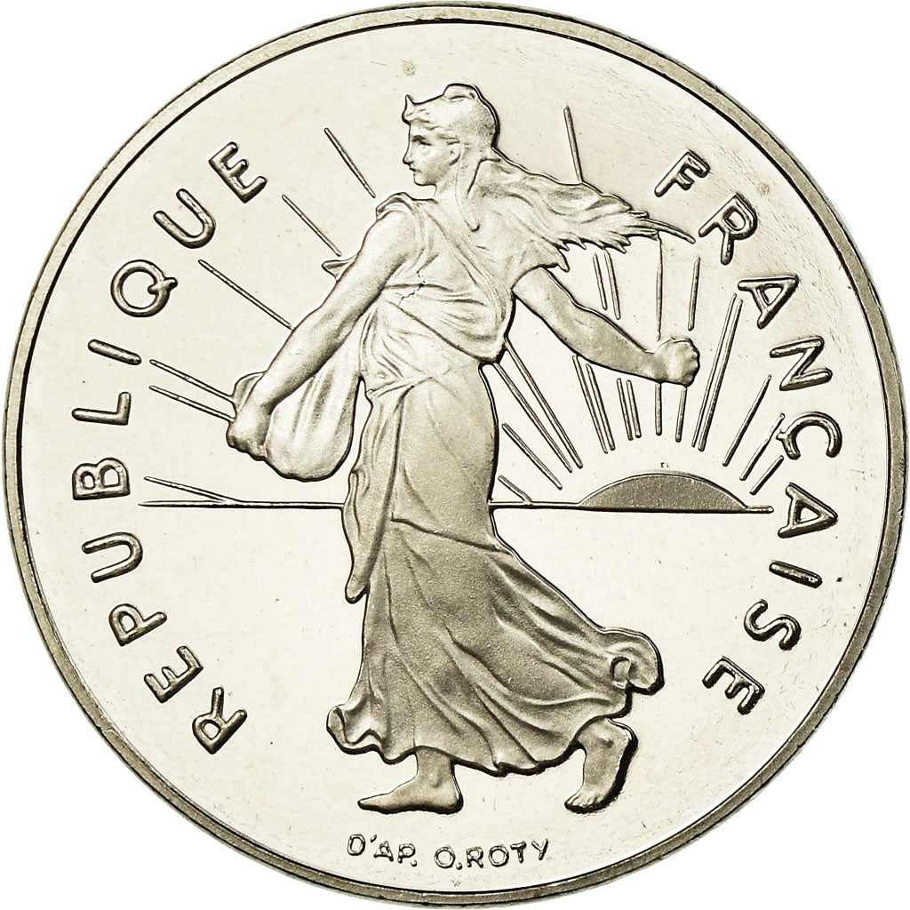 Monnaie, France, Semeuse, Franc, 1995, Paris, Proof, FDC, Nickel, Gadoury:474b
