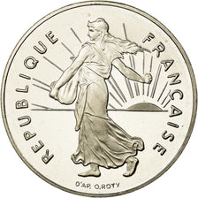 Moeda, França, Semeuse, Franc, 1995, Paris, Proof, MS(65-70), Níquel