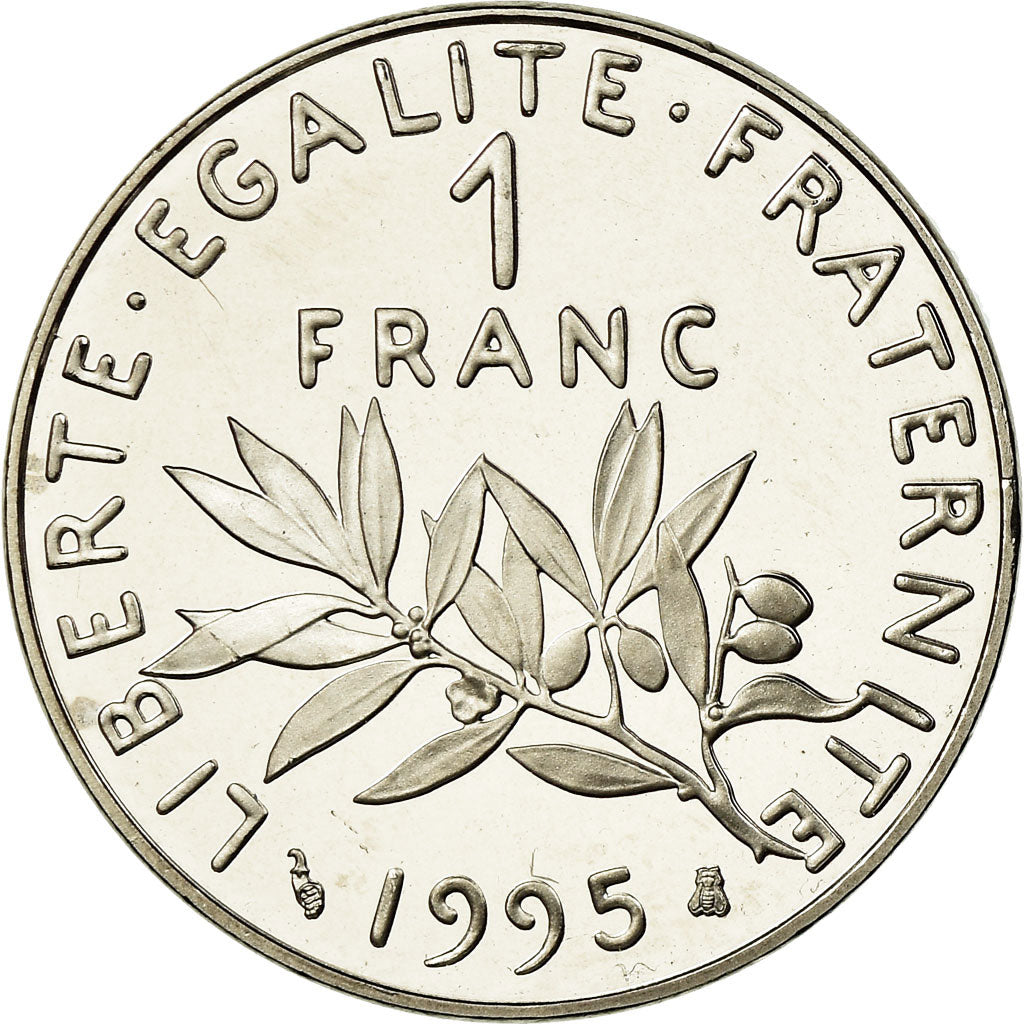 Monnaie, France, Semeuse, Franc, 1995, Paris, Proof, FDC, Nickel, Gadoury:474b