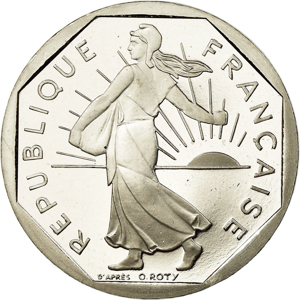 Coin, France, Semeuse, 2 Francs, 1999, Paris, Proof, MS(65-70), Nickel