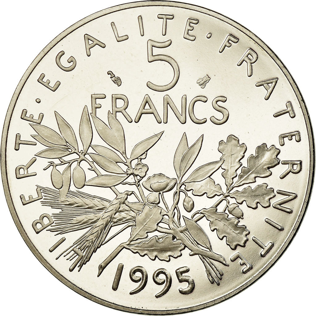 Coin, France, Semeuse, 5 Francs, 1995, Paris, Proof, MS(65-70), Nickel Clad