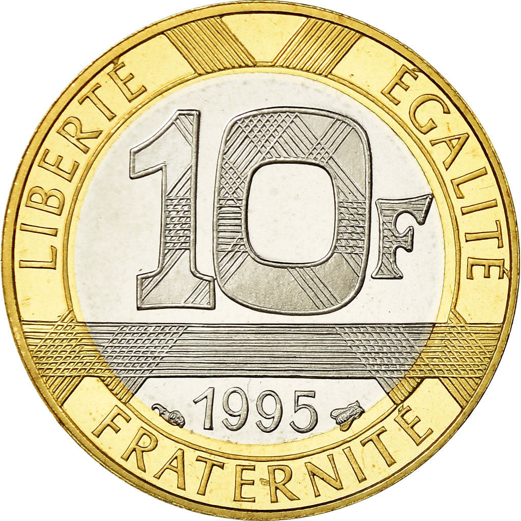 Coin, France, Génie, 10 Francs, 1995, Paris, Proof, MS(65-70), Aluminum-Bronze