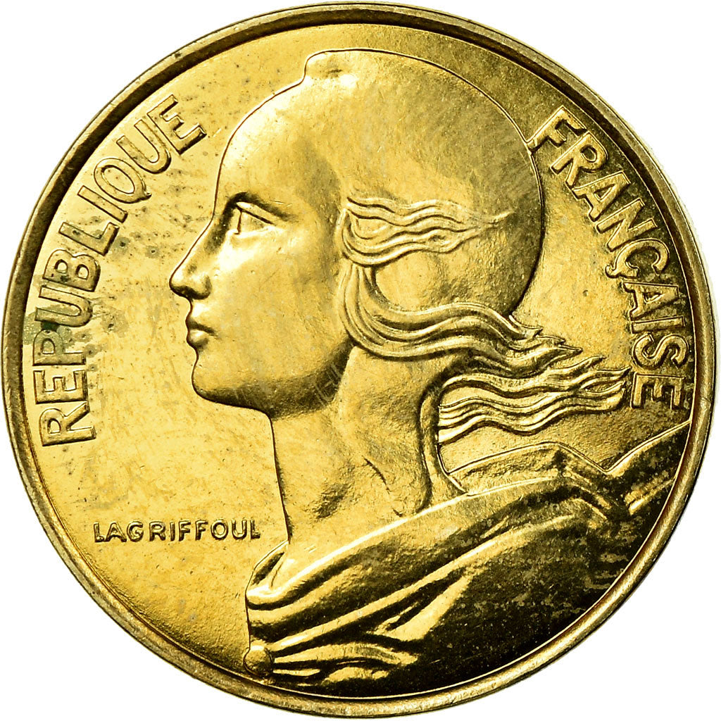 Munten, Frankrijk, Marianne, 10 Centimes, 1997, Paris, FDC, Aluminum-Bronze