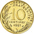 Moneta, Francja, Marianne, 10 Centimes, 1997, Paris, MS(65-70), Aluminium-Brąz