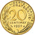 Coin, France, Marianne, 20 Centimes, 1997, Paris, MS(65-70), Aluminum-Bronze