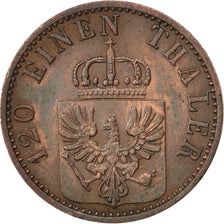 Moneta, Stati tedeschi, PRUSSIA, Wilhelm I, 3 Pfennig, 1870, Berlin, SPL-, Rame