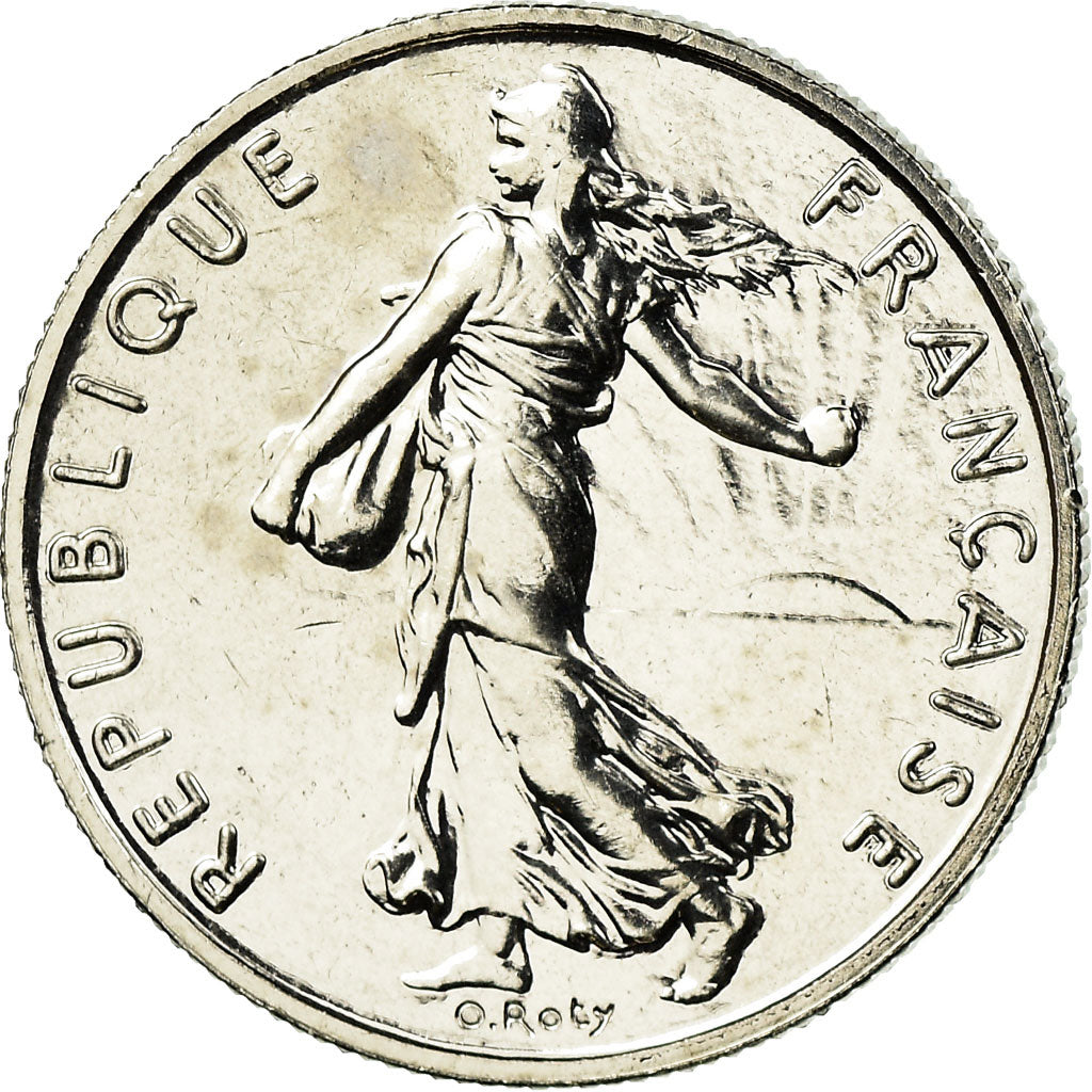 Coin, France, Semeuse, 1/2 Franc, 2001, Paris, MS(65-70), Nickel, KM:931.2