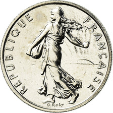 Coin, France, Semeuse, 1/2 Franc, 2001, Paris, MS(65-70), Nickel, KM:931.2
