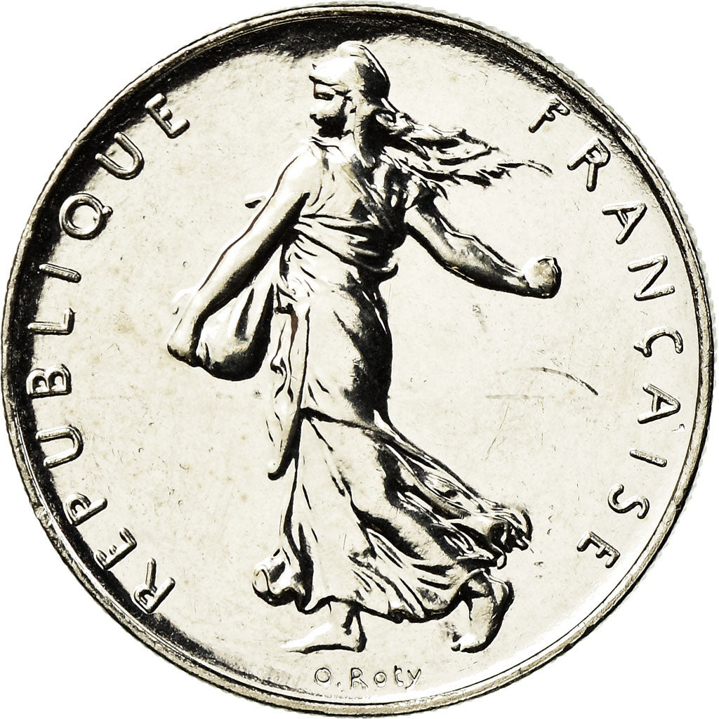 Coin, France, Semeuse, Franc, 2001, Paris, MS(65-70), Nickel, KM:925.2