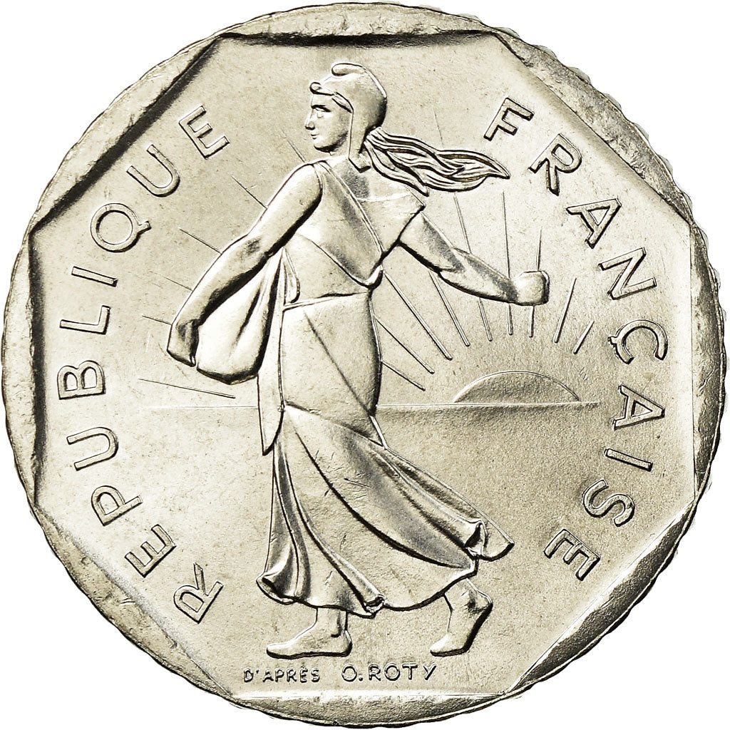 Moneda, Francia, Semeuse, 2 Francs, 1998, Paris, FDC, Níquel, KM:942.1
