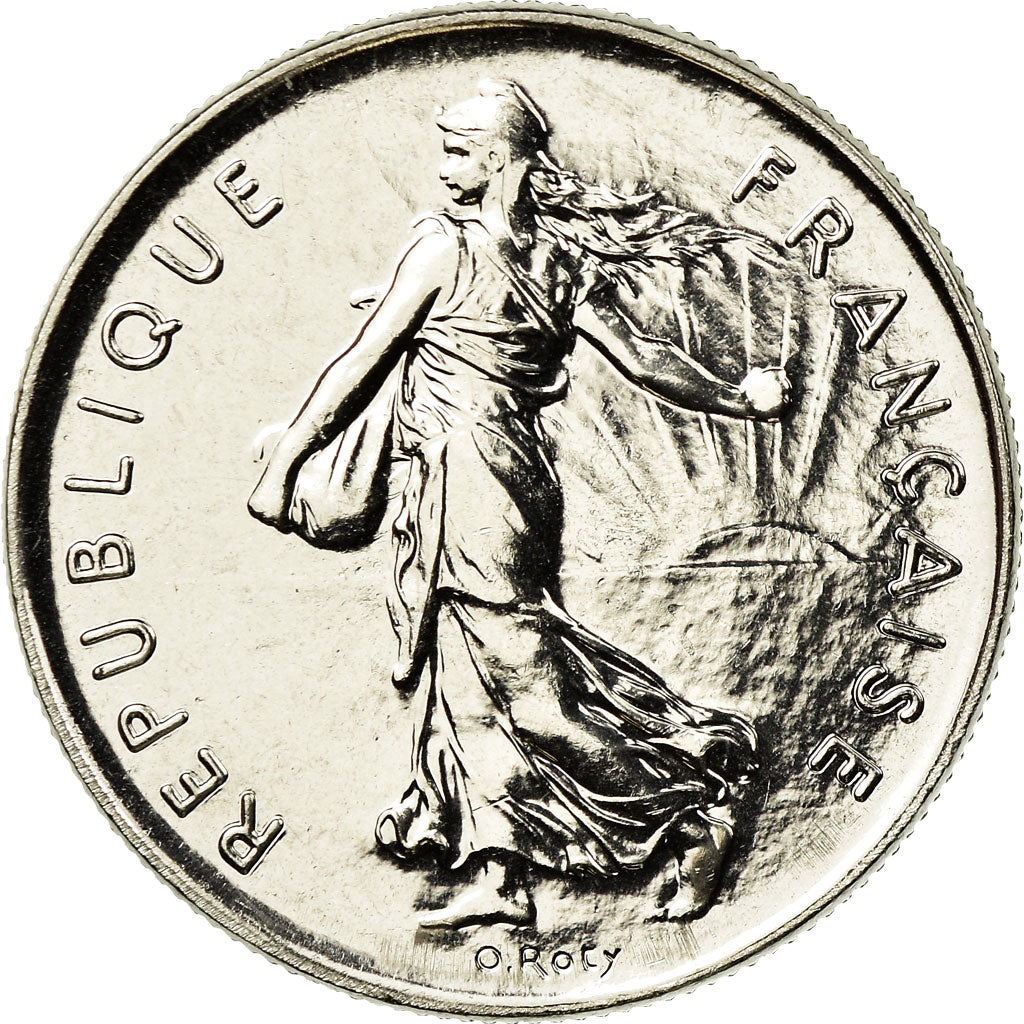 Coin, France, Semeuse, 5 Francs, 2001, Paris, MS(65-70), Nickel Clad