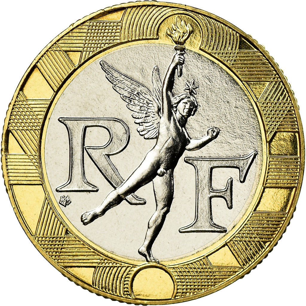 Munten, Frankrijk, Génie, 10 Francs, 1998, Paris, FDC, Aluminum-Bronze