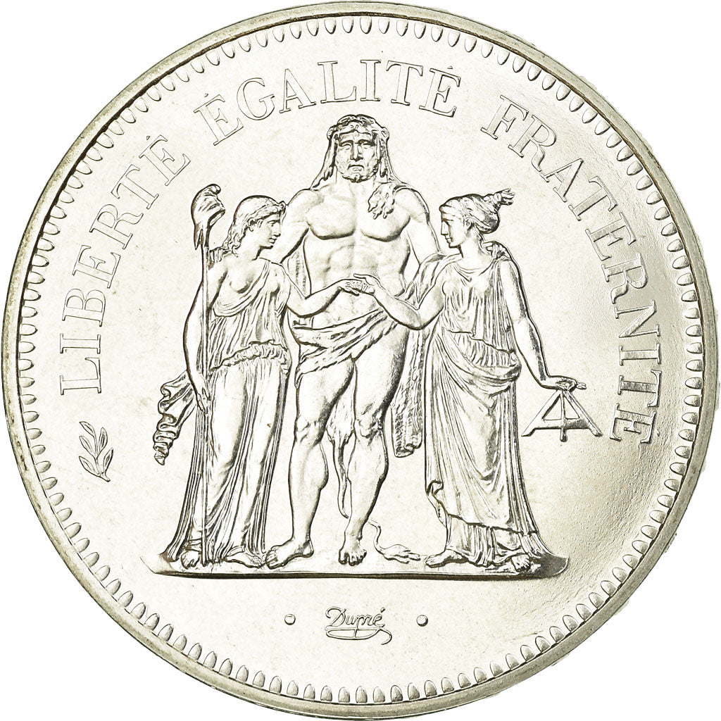Coin, France, Hercule, 50 Francs, 1979, Paris, MS(65-70), Silver, KM:941.1