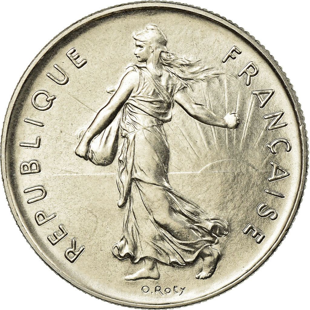 Coin, France, Semeuse, 5 Francs, 1979, Paris, MS(65-70), Nickel Clad